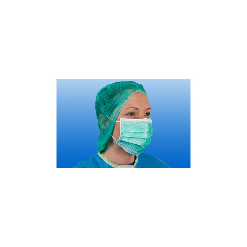 Noba OP-Maske grün für Brillenträger