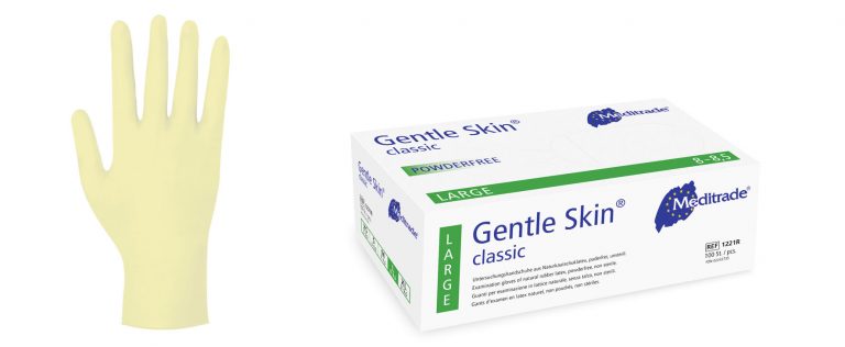 Gentle Skin Grip Latex Handschuhe Gr. M
