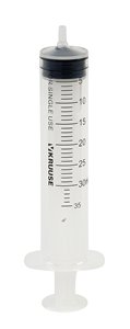 Einmalspritzen KRUUSE 30/34 ml, 3-teilig