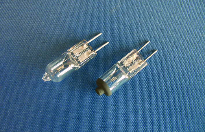 Mach-Halogenlampe, 22,8 / 24 V - 50 W,