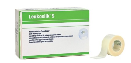Leukosilk S BSN, 1,25 cm x 9,20 m, weiß