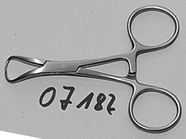 Tuchklemmen nach Backhaus 9,0 cm