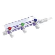 Discofix C Hahnbank3-fach, Farbe blau