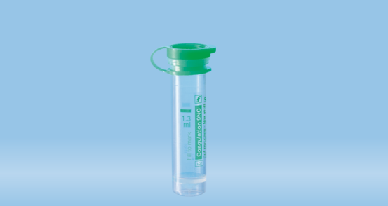 Citrat-Röhrchen 1,3ml - grün, Sarstedt