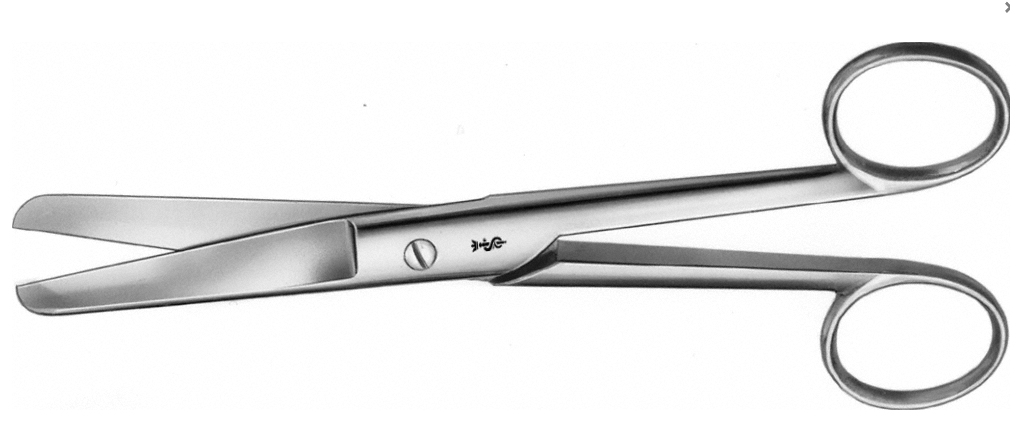 Schere BC 776 , st.st. geb. , 18 cm