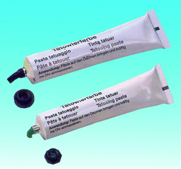 Tätowier-Tube schwarz