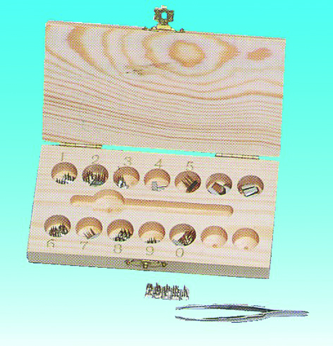Tätowier-Doppelsatz Zahlen, 5 mm