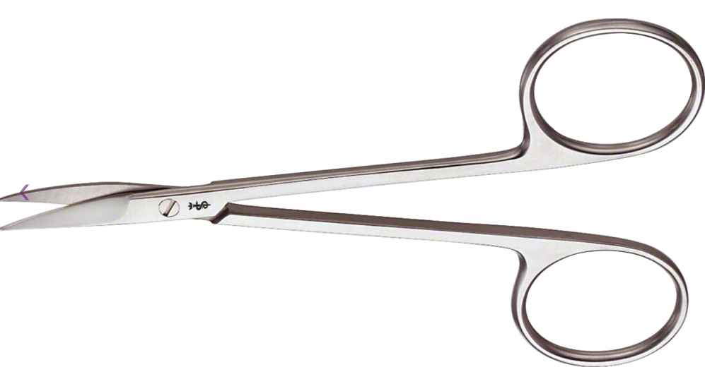 Schere BC 061 , sp.sp. gebogen 10,5 cm