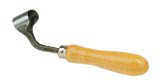 Klauenwirkmesser mit Holzgriff, 18 cm