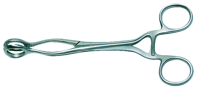 Zungenzange Young m. Gummibacken 16,5 cm