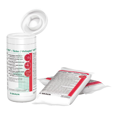 Meliseptol HBV-Tücherbox, 100 Tücher