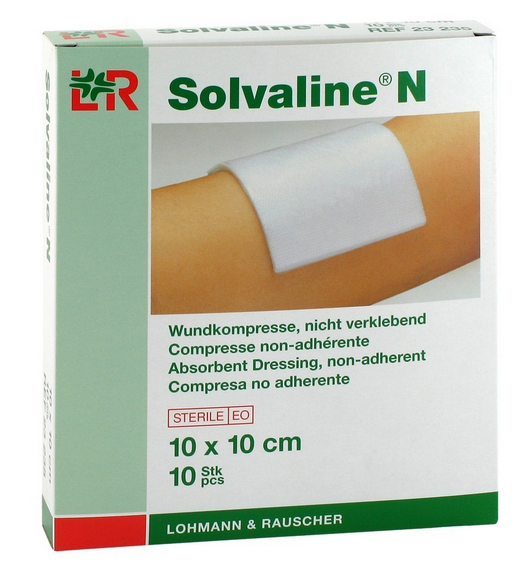 Wund-Kompressen Solvaline N, 10 x 10 cm