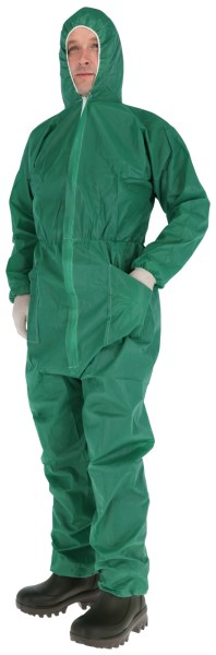 PP Einweg Overall grün, 70g, Gr.XL