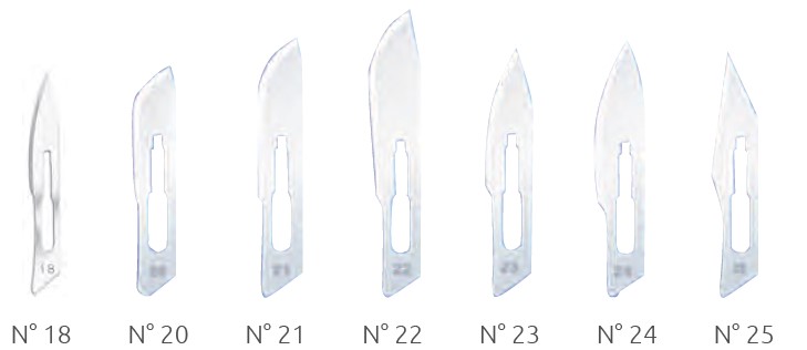 Skalpellklingen SMI Nr. 24, steril