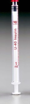 Dispomed 1ml Insulin Spritze U-40
