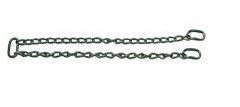 Geburtskette 80 cm, m. Zwischengl. rostf