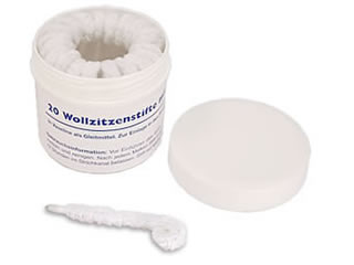 Wollzitzenstifte in Vaseline , 20 Stück