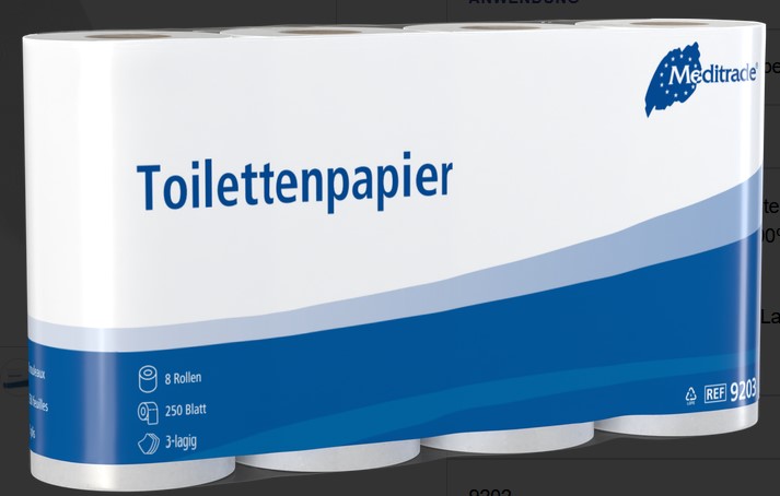 Toilettenpapier 3-lagig