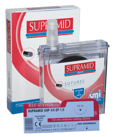 Supramid schwarz USP 0 metric 3,5