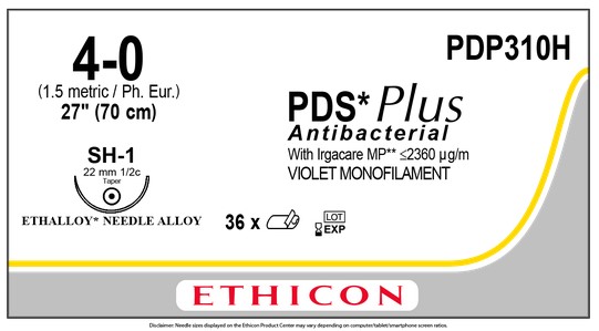 *PDS Plus, PDP310H, USP 4/0 metr. 1,5