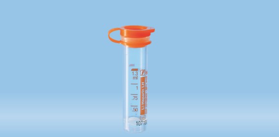 Lithium-Heparinröhrchen 1,3 ml, Sarstedt