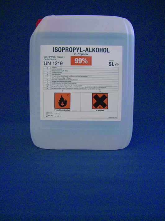 Isopropyl - Alkohol 99 %, 5 Liter