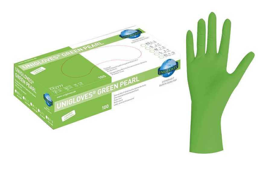 Nitril Handschuhe LIME Pearl Gr. S