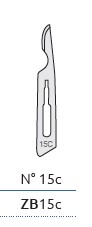 Skalpellklingen SMI Nr. 15 C, steril